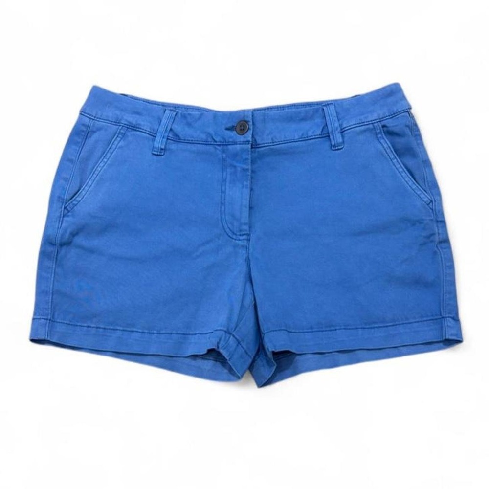 NWT Blue Chino Shorts Summer Beach resort wear Land 'n Sea size 6 Preppy Casual